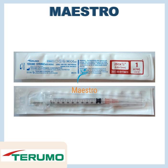 Terumo Syringe With Needle 1cc 1ml Tuberculin Spuit Eceran Satuan Ecer