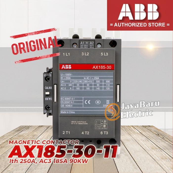 KONTAKTOR CONTACTOR ABB AX185 AX185-30-11 110V 220V 380V