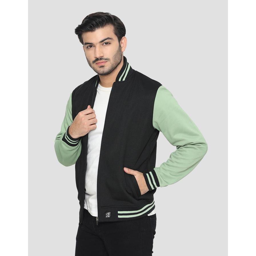 dnf Bomber CVC Jaket Casual Pria 120119470 - BLACK, M