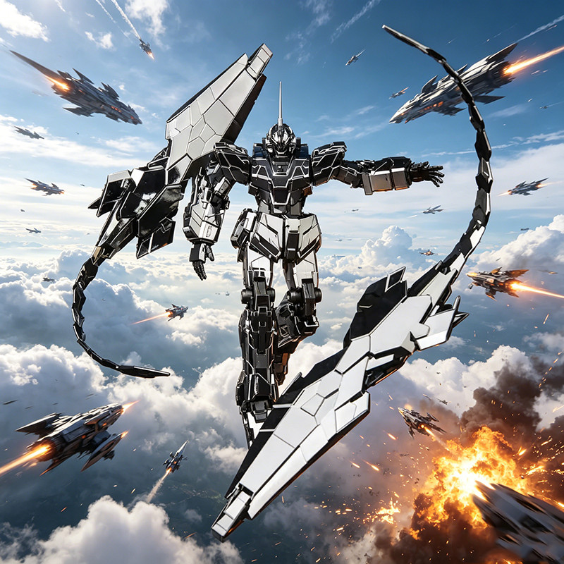 RX-0 Unicorn Gundam 03 Phenex Dark Titanium Plated 1/100 1/144 Scale Full Psycho Frame Action Figure