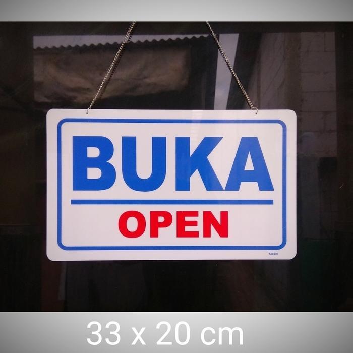 Akrilik Buka - Tutup