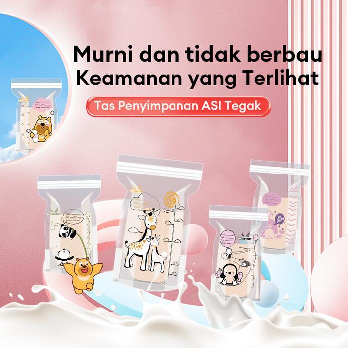 30 Pcs Kantong Asi 150/250Ml Kantong Asi Plastik Bebas Bpa Kantong Asi Penyimpanan Asi Kantong Asi