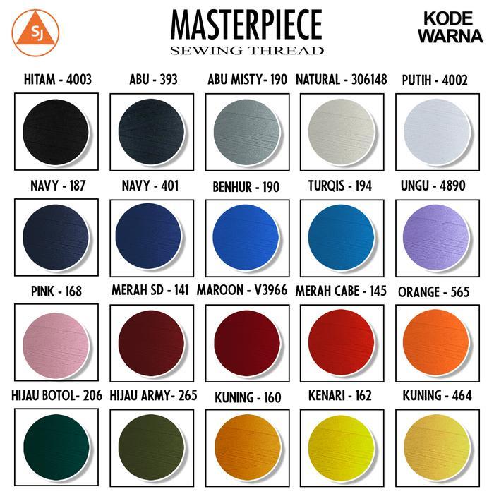 [] Benang Jahit Masterpiece 40/2 Spun Polyester 5000 Yard