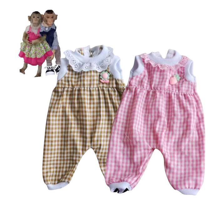 Baju Hewan Monyet Peliharaan Model Jamper Bayi Cewek untuk Hewan Peliharaan