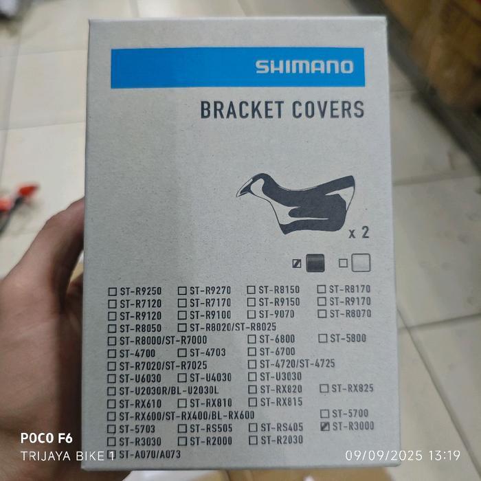 Shimano Bracket Covers Sora St-R3000 Hood Cover Karet Brifter Shimano Sora St R 3000 Original With