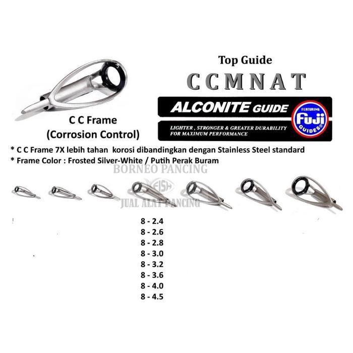 TOP RING GUIDE FUJI CCMNAT UNTUK UJUNG JORAN
