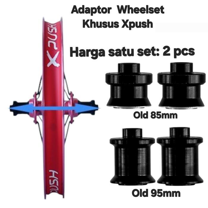 Adaptor Xpush Hub Freehub Wheelset Polos Xpush Converter X Push Sepeda Anak