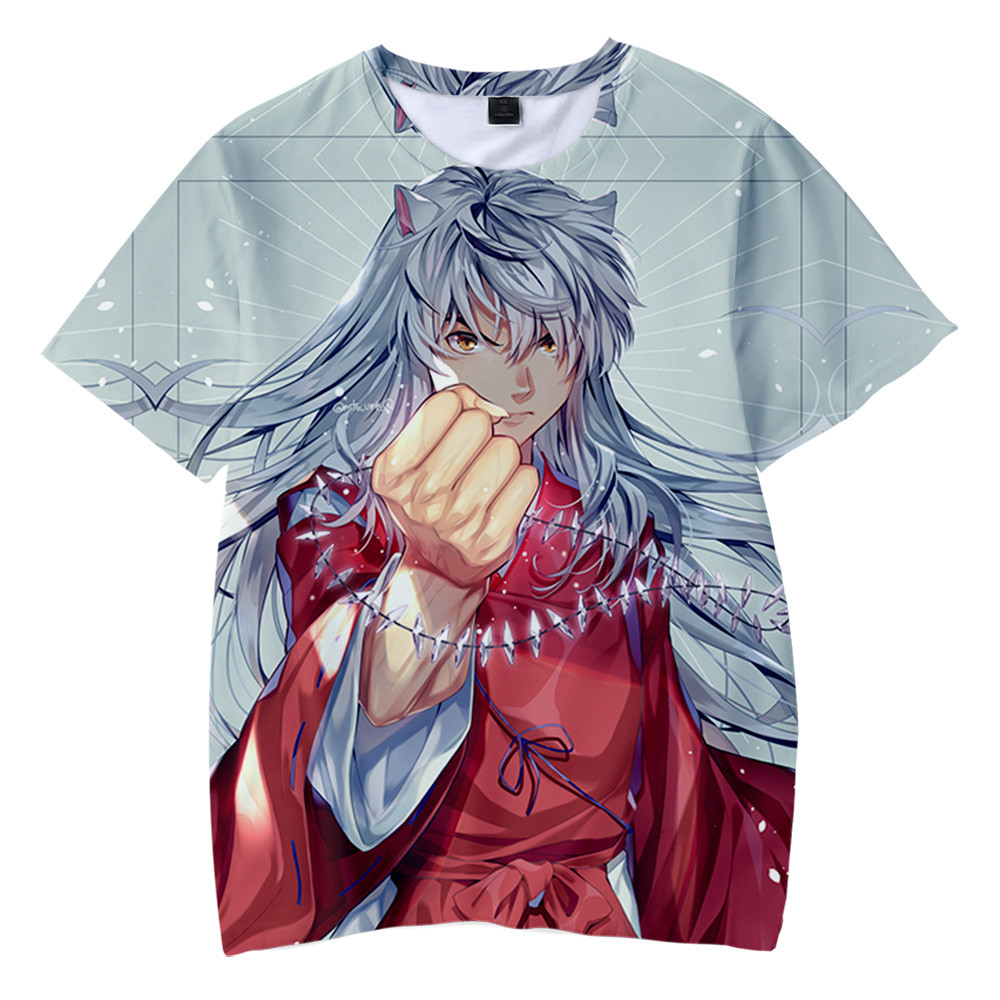 T Dicetak Kaos Inuyasha Kaos Inuyasha
