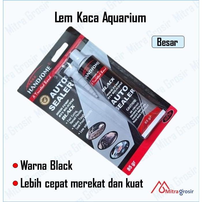Lem Akuarium Kaca Aquarium Silicon Silikon Sealant Sealent Silen / Lem Silicone Sealent Kaca Acetic