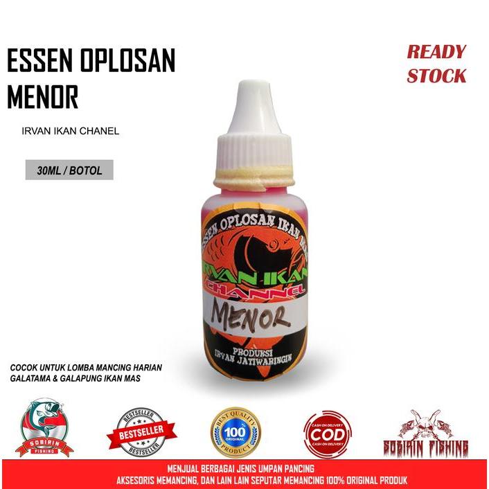 Ready Essen Oplosan Menor Irvan Ikan 30Ml - Essen Ikan Mas Oplosan R-Bun