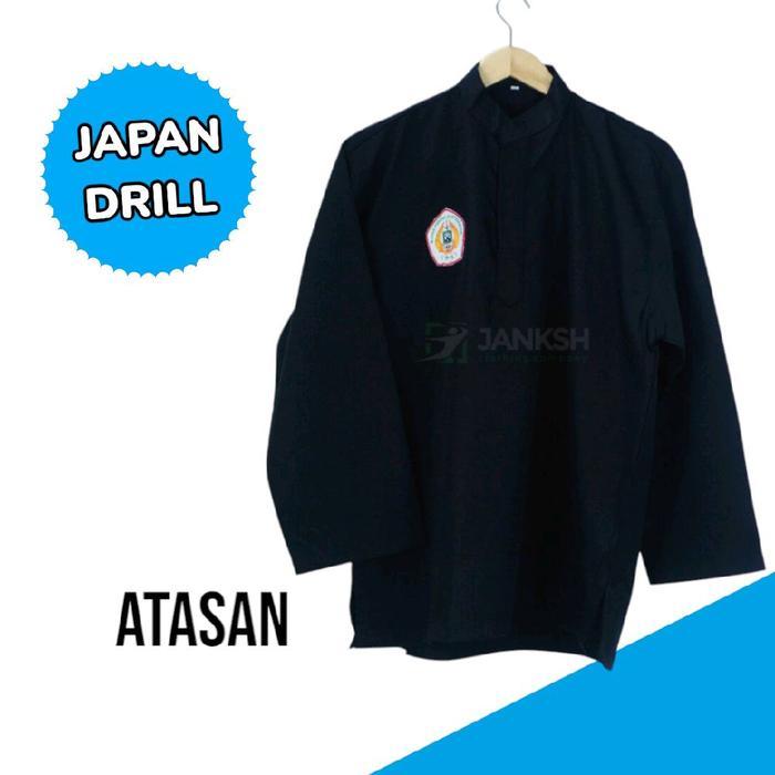 ASLI ATASAN SERAGAM IPSI JAPAN DRILL / SERAGAM SILAT IPSI / SERAGAM SILAT / BAJU IPSI / IPSI Hitam