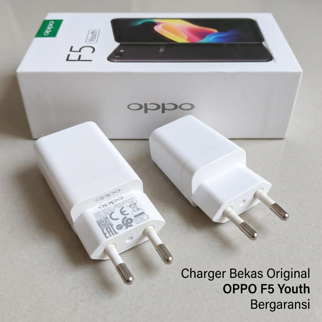 Charger Copotan OPPO AK779GB Second Ori Fast Charging VOOC 20W 5V 4A Untuk OPPO F5 Youth