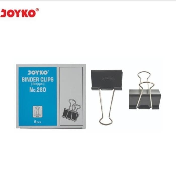 JOYKO Binder clips No. 280 binder clip binder clip joyko 280 penjepit