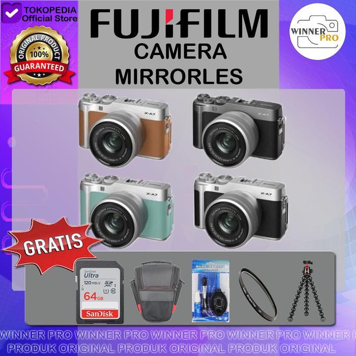 Fujifilm X-A7 Kit Xc 15-45Mm Fujifilm Xa7 Fujifilm X-A7 Terbaru 