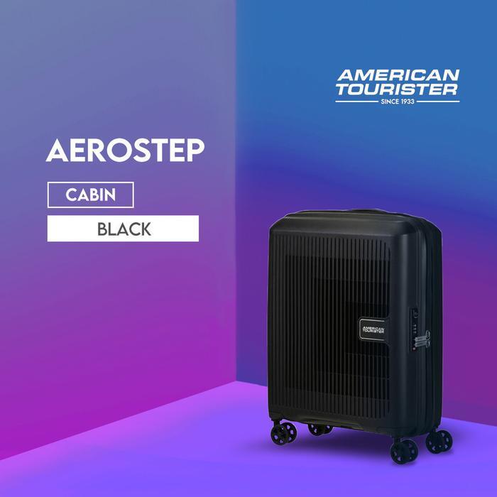 American Tourister Koper Hardcase Aerostep Cabin 20 - Black