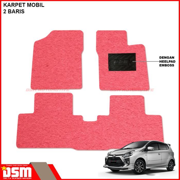 Karpet Mobil Toyota New Agya Ayla (2017-2022)- 2 Baris / New Agya 1.2 / Aksesoris Mobil Agya / DSM