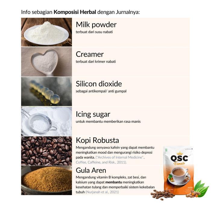 Promo [Amiralab] Queen Secret Coffee 100Gr - Qsc Female Kopi Dengan Gula Aren 8X Zat Aktif Bantu