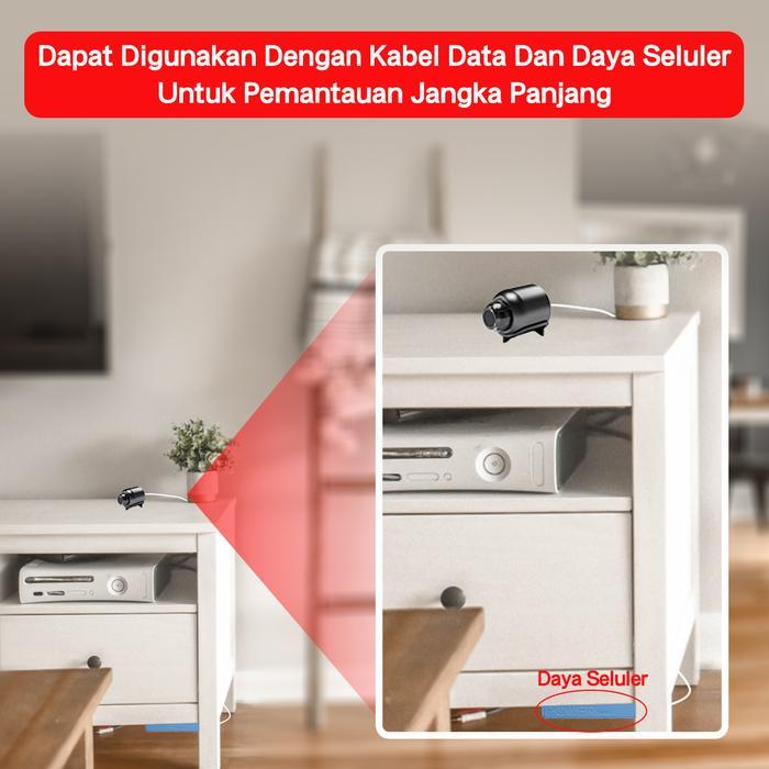 READY XIHANCAM Smart Spy Kamera Wifi 3MP CCTV Mini Tersembunyi Kamera Pengintai Mini CCTV Kecil Wifi