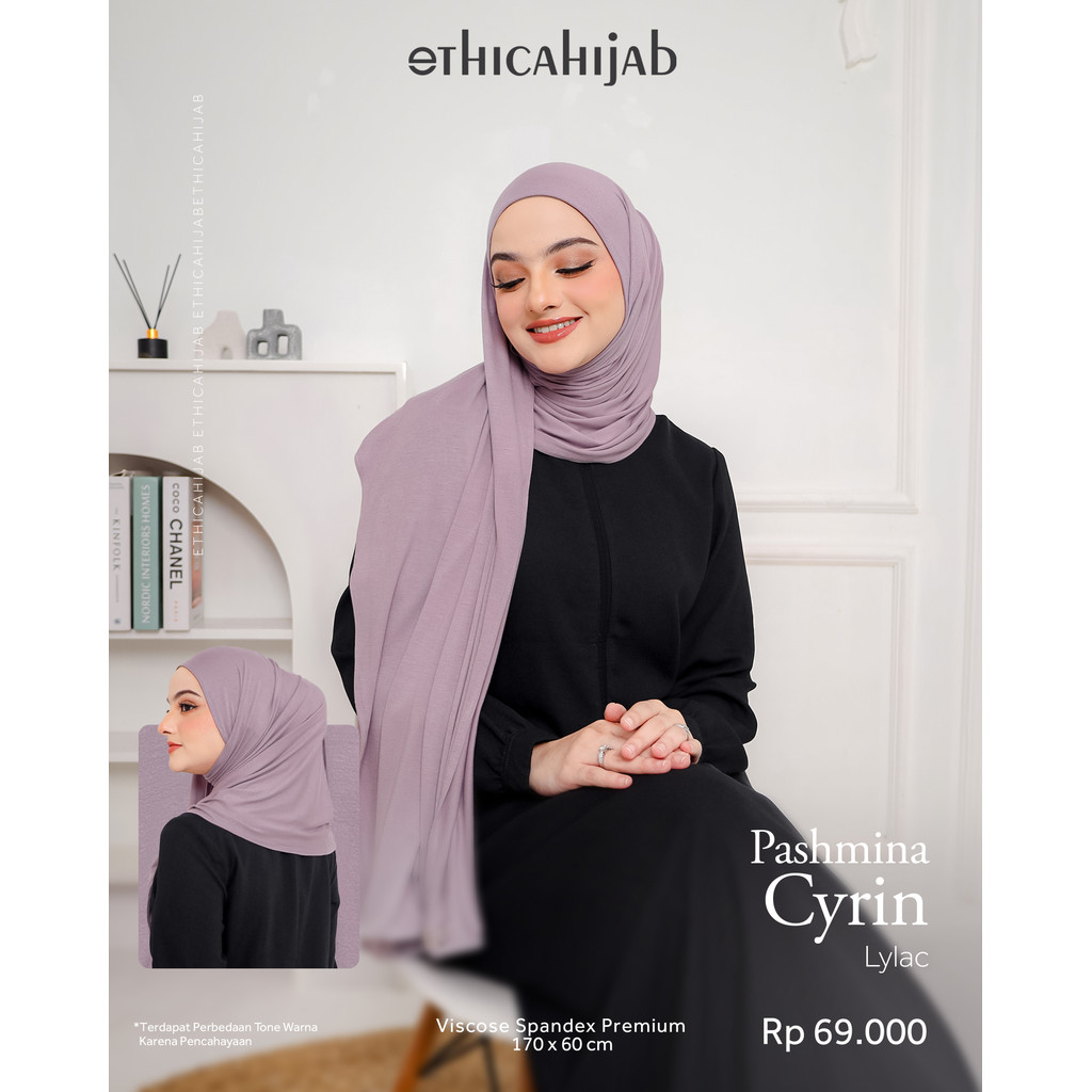 HIJAB ETHICA PASHMINA CYRIN/ BIG SALE DISKON HINGGA 50%