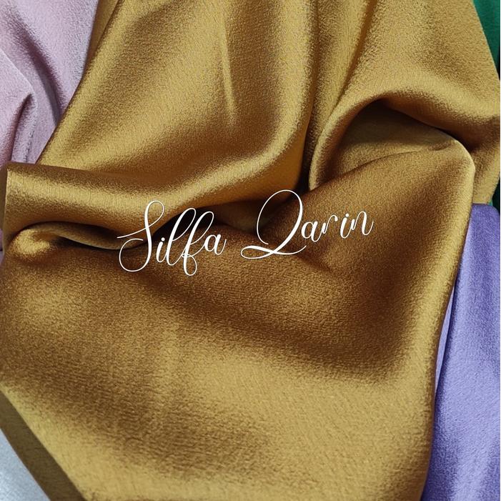 Kain Bahan Satin Silk Moscrepe Stretch Premium (Harga 0,5 Meter)