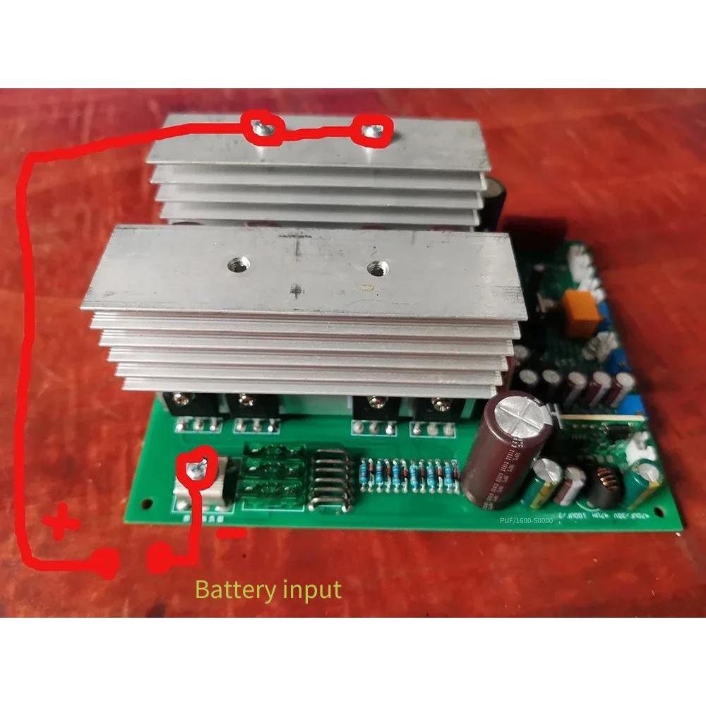 PURE SINE WAVE INVERTER MOTHERBOARD EMPTY BOARD POWER FREQUENCY INVERTER PCB BARE BOARD (8 TUBES)