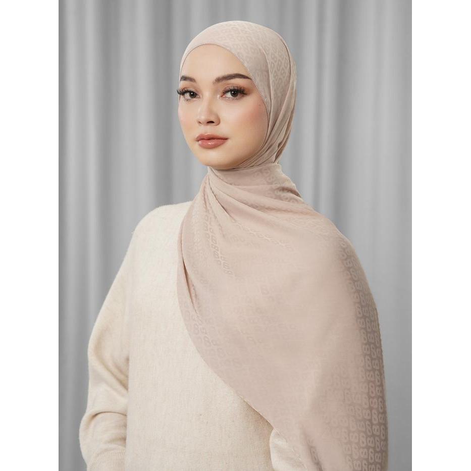 Buttonscarves - Tapis Satin Jacquard Shawl.