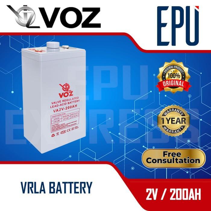 VOZ Aki Solar Panel 2V 200Ah UPS BTS