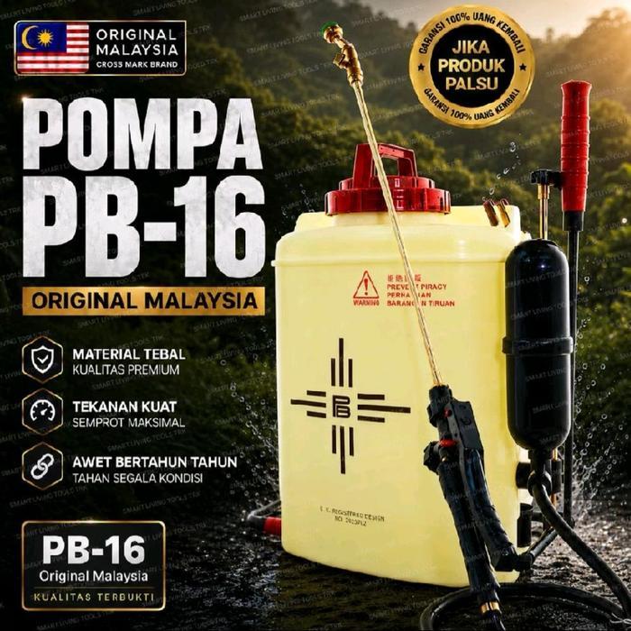 Sprayer PB-16 Asli Malaysia / Alat Semprot Tangki Manual Pertanian PB-16 Liter Asli Malaysia