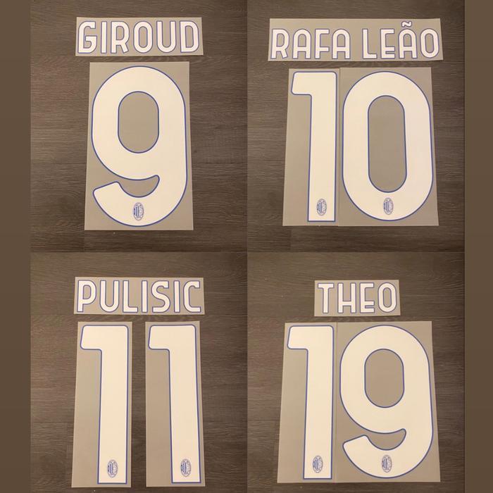 Nameset Original Ac Milan 3Rd 2023/2024