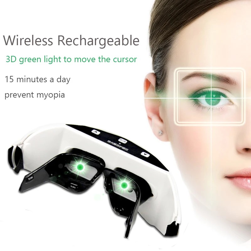Optics 3D Eye Massager Restore Myopia Glasses EMS Acupressure Eye