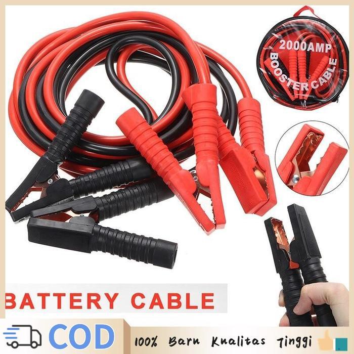 4 Meter Kabel Jumper Aki Mobil Kabel Jamper Aki Kabel Jumper Aki Mobil Krisbow Kabel Jumper Aki