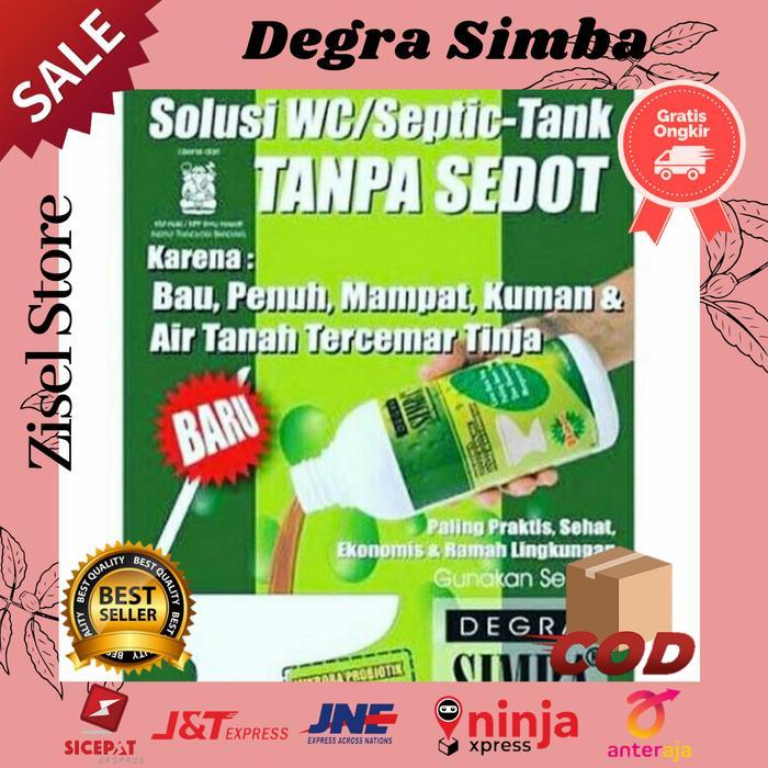 Premium Degra Simba Solusi Wc / Septic Tank Mampet, Penuh, Luber. Original