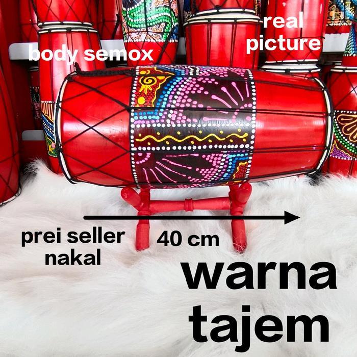 KENDANG 40 CM / KENDANG ANAK / KENDANG MAINAN / KENDANG PENTAS / KENDANG NANGKA/ BARONGAN/ GANONGAN