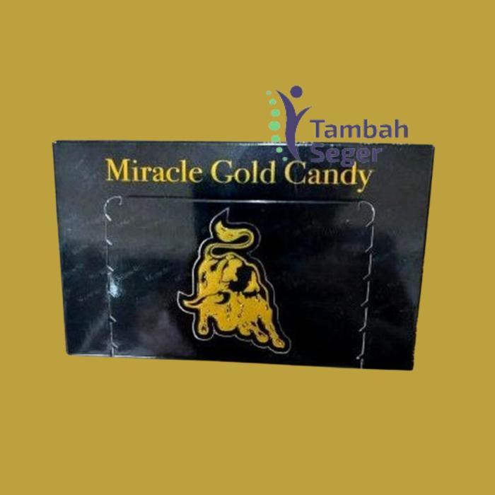 Ecer 5PCS - Merek Terbaru Untuk Permen Khusus Pria Perkasa, Miracle Gold Candy