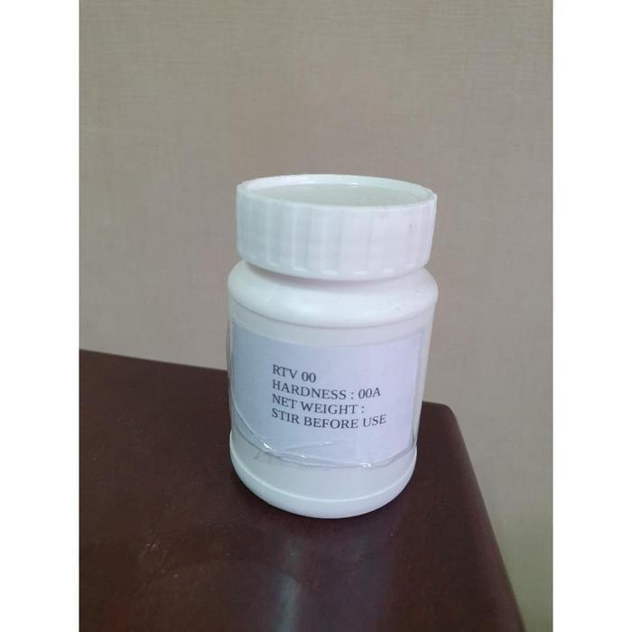 Silicone Rubber Rtv 00 Hardness Sangat Lunak 00A, 1Kg