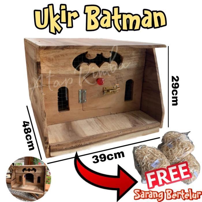 Gupon merpati model ukir batman