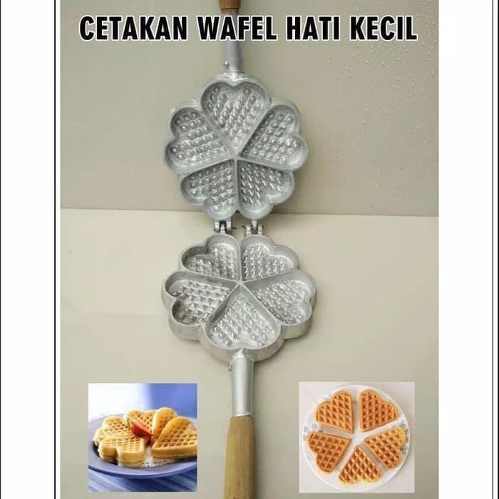 Cetakan Kue Wafel Maker Bentuk Hati / Cetakan Wafel / Wafel Maker Mini Co