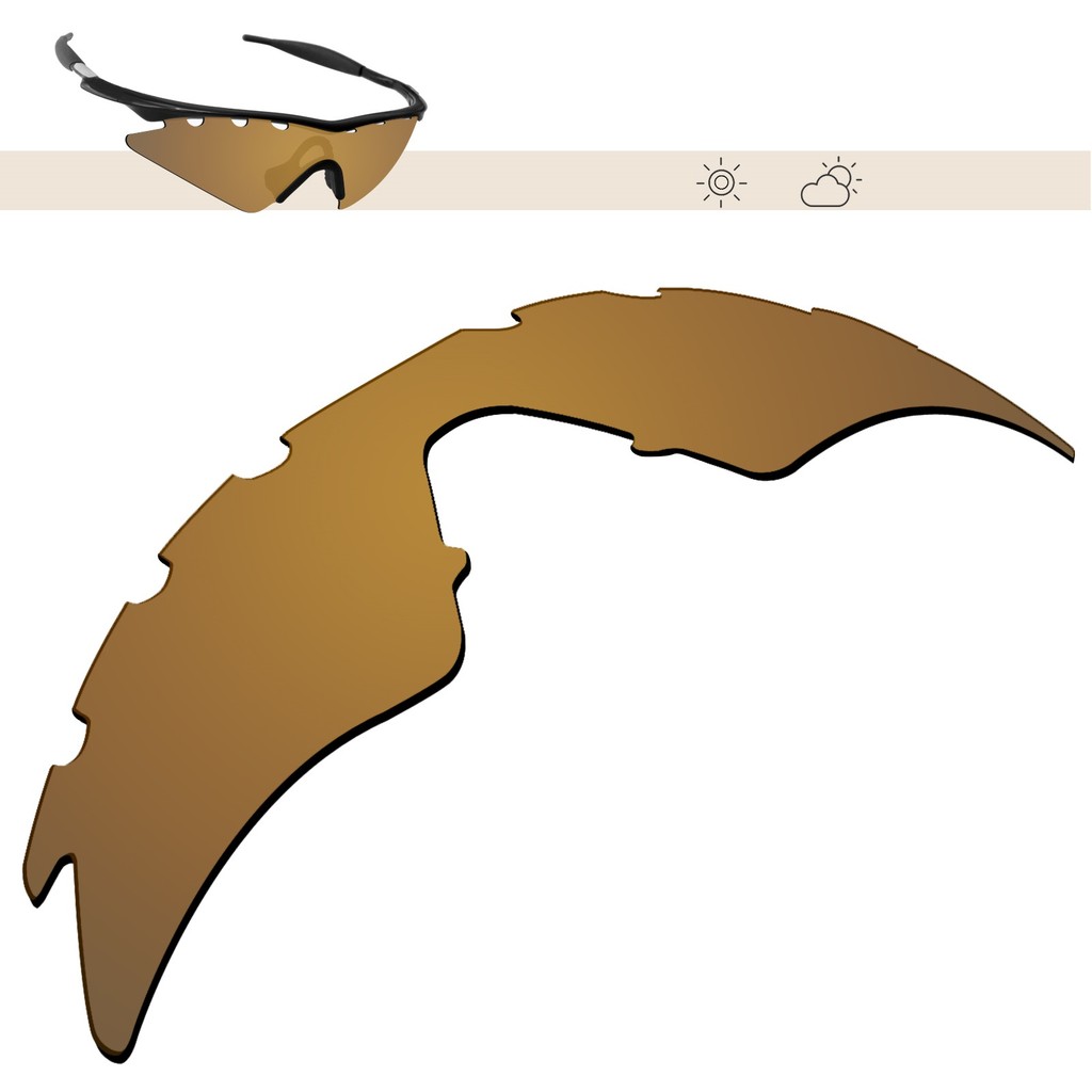 Glintbay Polarized Replacement Sunglasses Lenses for Oakley M Frame Sweep Vented Multiple Options