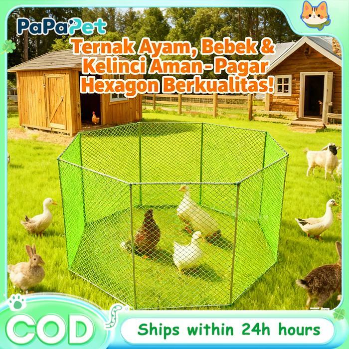 Diskon Ram Plastik Kandang Ayam Lebar Pagar Kawat Lipat Kuat Dan Fleksibel Untuk Ayam Dan Unggas