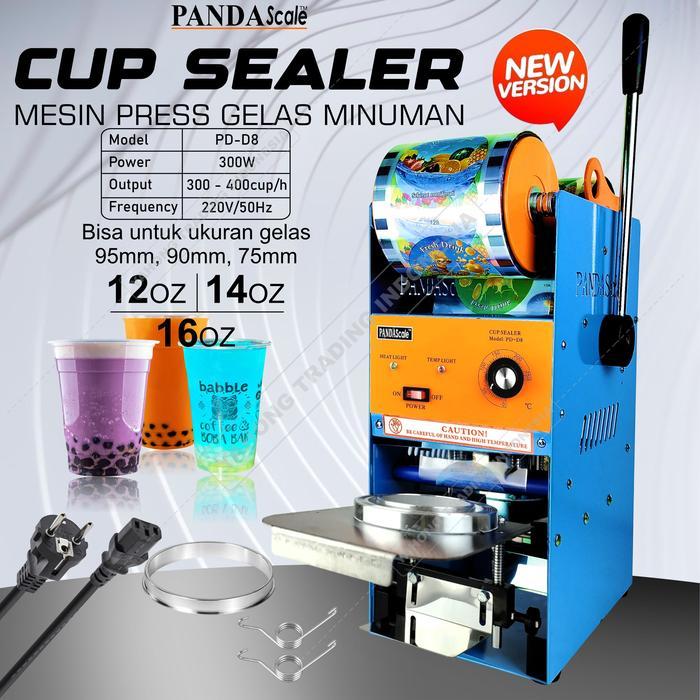 Mesin Cup Sealer Et-D8 Alat Pres Gelas Minuman Press Cup Sealer