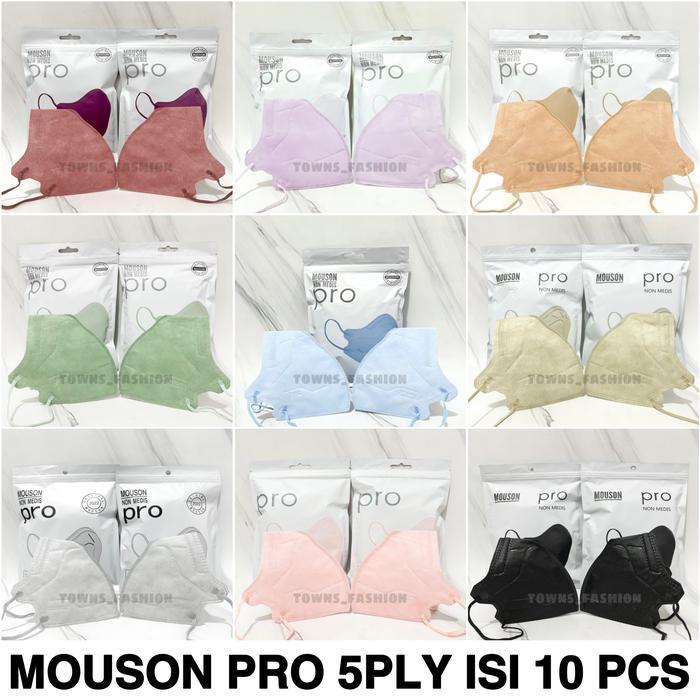 Masker KN95 Mouson PRO 5ply isi 10 pcs - Mouson PRO
