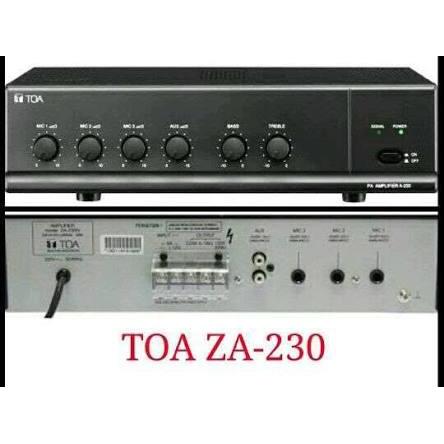 Ampli Toa Za230 Amplifier Toa Za230 30 Watt #Gratisongkir