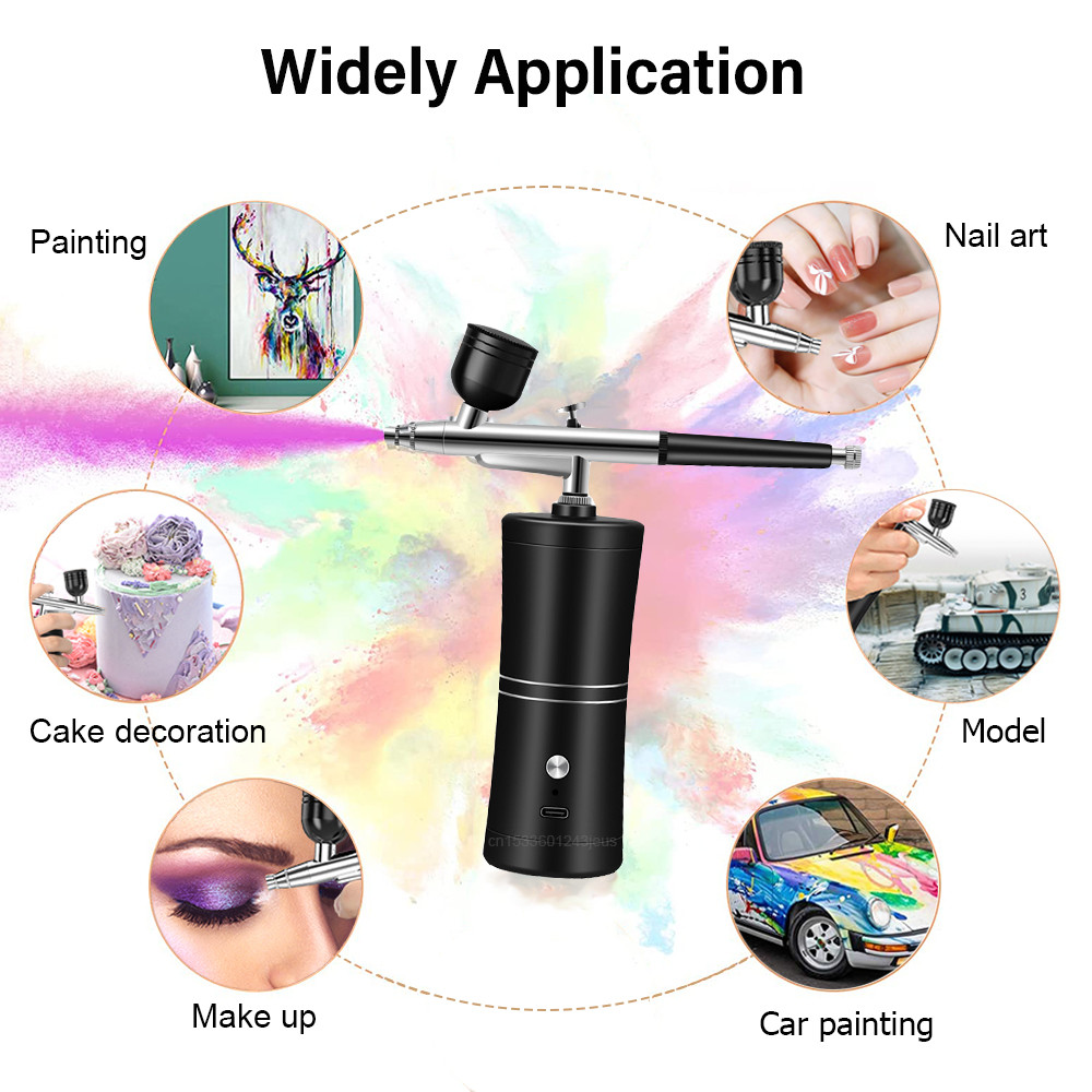 Airbrush with ompressor Portable Airbrush Painting Wireless Air Brush Paint Spray Spray Airbrush Kit