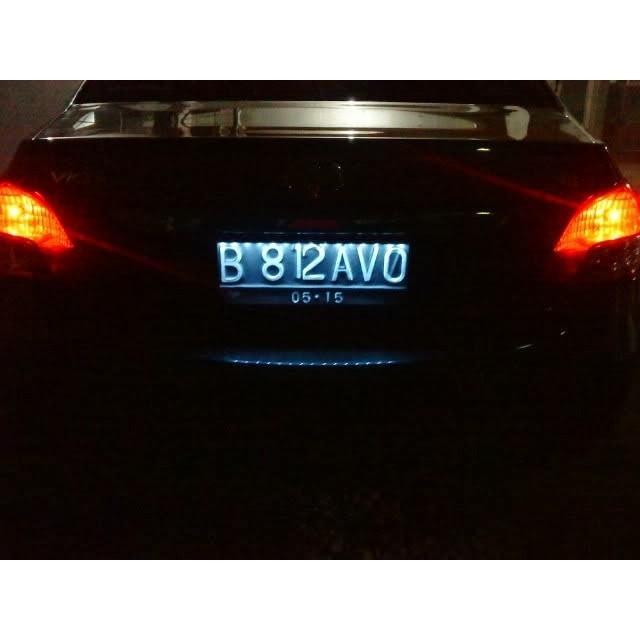Plat Nomor Mobil Lampu Led / Plat Mobil Premium / Plat Mobil Acrylic