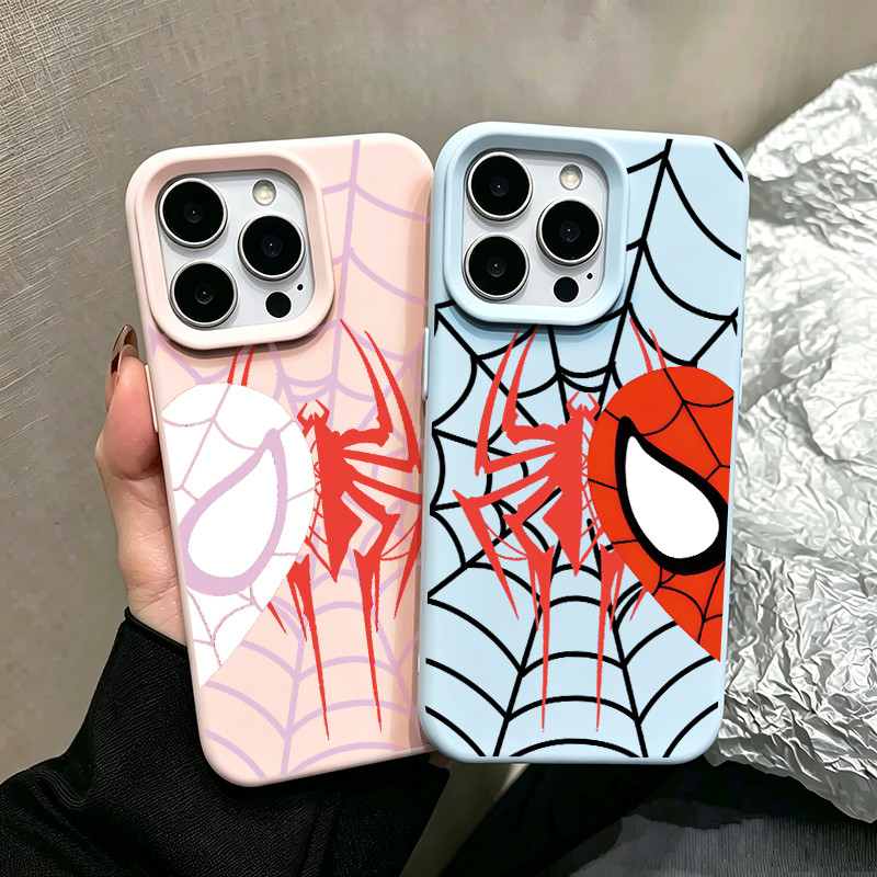 Couple Terbaru Spiderman Case Hp Untuk Iphone 18 17 Pro Max 16 Plus 12 Pro 11 16 Pro Max 15 14 13 So