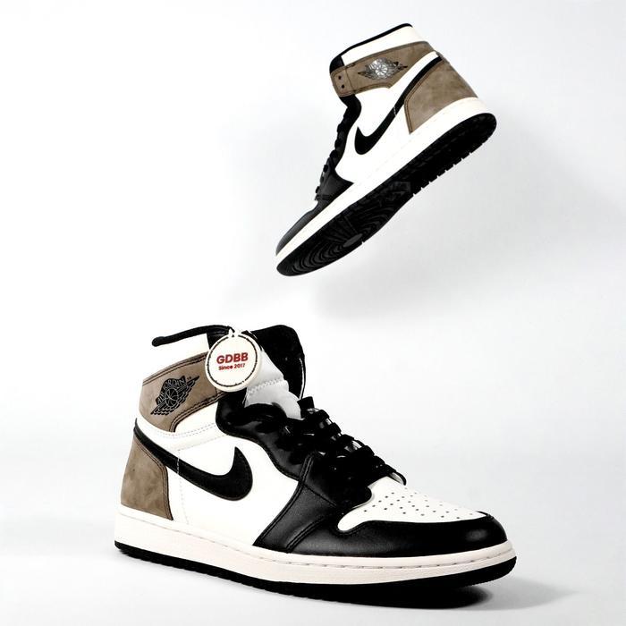 Air Jordan 1 Retro High OG Dark Mocha White Brown Authentic - 36