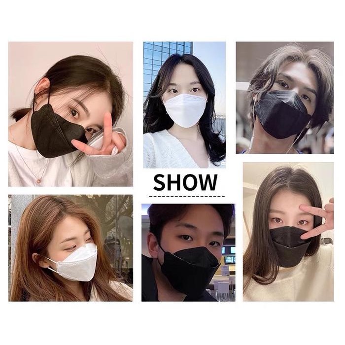New QUEEN Mask Masker DEWASA KF94 Mask 5PLY Earloop 4D Korea Evo