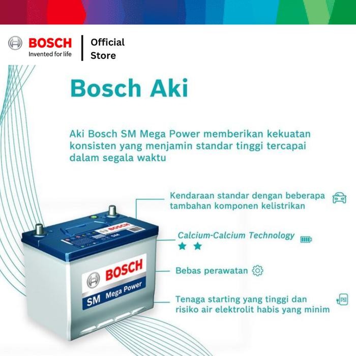 BestSeller Bosch Aki Mobil Honda Jazz, New Jazz RS MF Blue NS40ZL