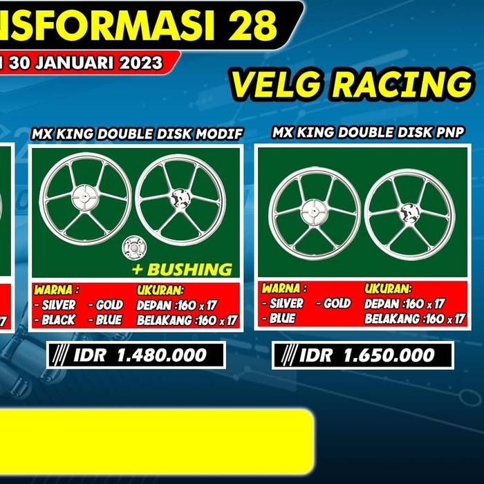 Velg Racing BRT Chemco Yamaha MX King Double Disc
