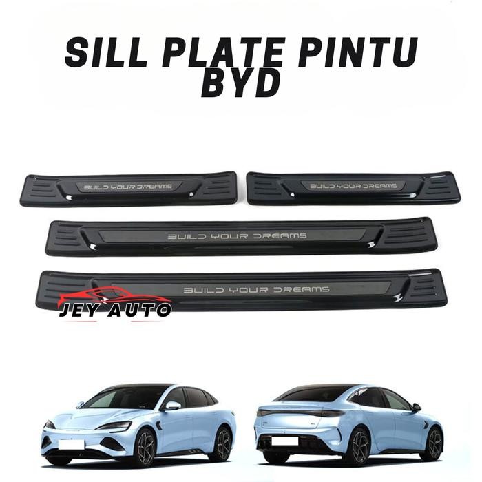 Sill Plate Byd Seal Alloy Metal / Sill Plate Pintu Byd Seal / Pelindung Pintu Byd Seal